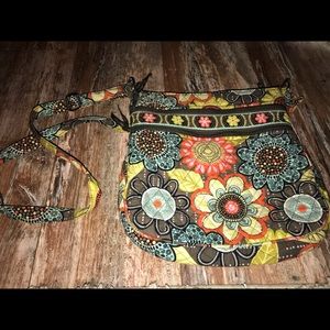 Vera Bradley Triple Zip Hipster